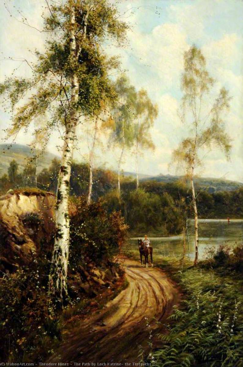 The Path By Loch Katrine, The Trossachs — Theodore Hines