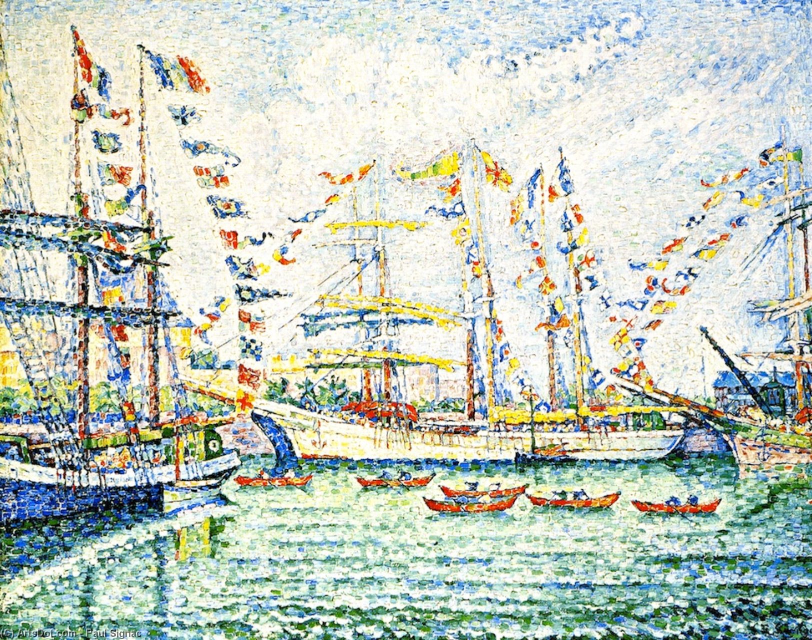 Pardon Of The Newfoundlanders, Saint-malo — Paul Signac