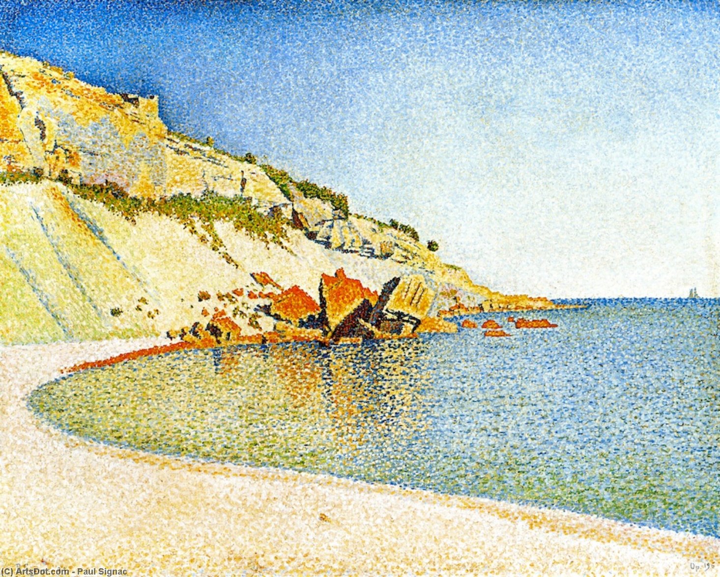 Cap Lombard, Cassis, Opus 196 — Paul Signac