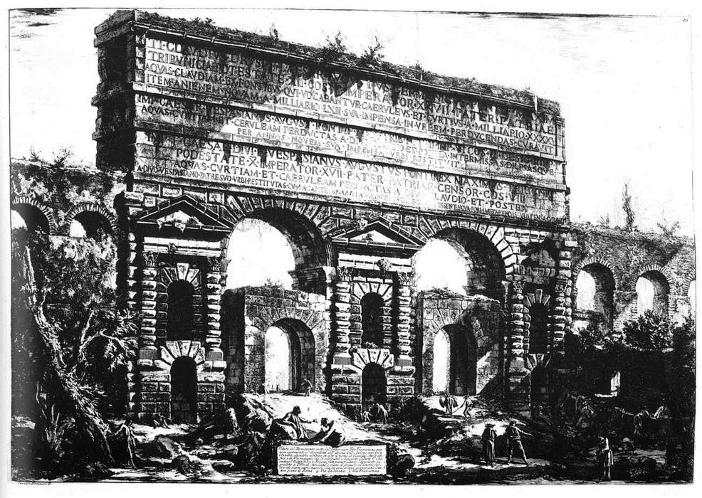 Rome. Porta Maggiore. — Giovanni Battista Piranesi
