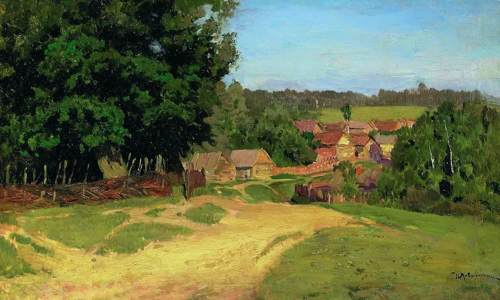 Small Village — Isaak Ilyich Levitan