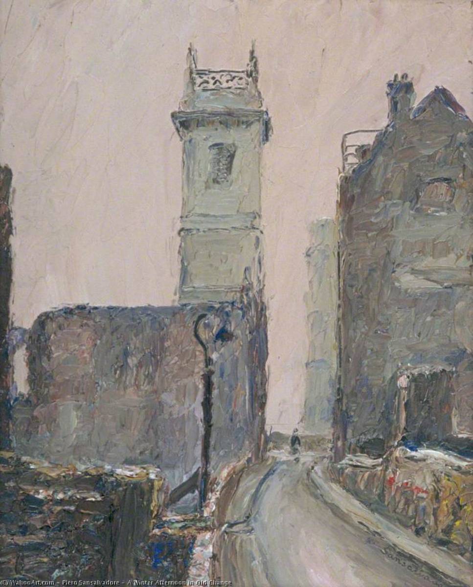 A Winter Afternoon In Old Change — Piero Sansalvadore