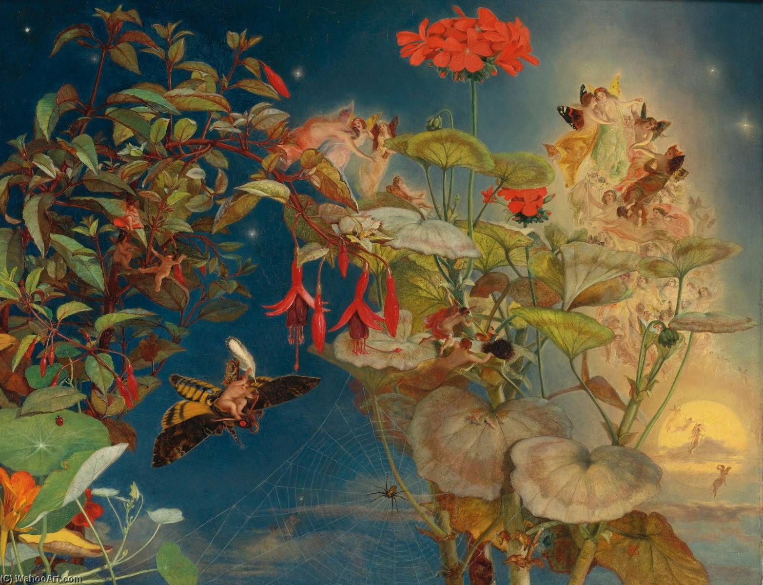 Midsummer Night's Fairies — John George Naish