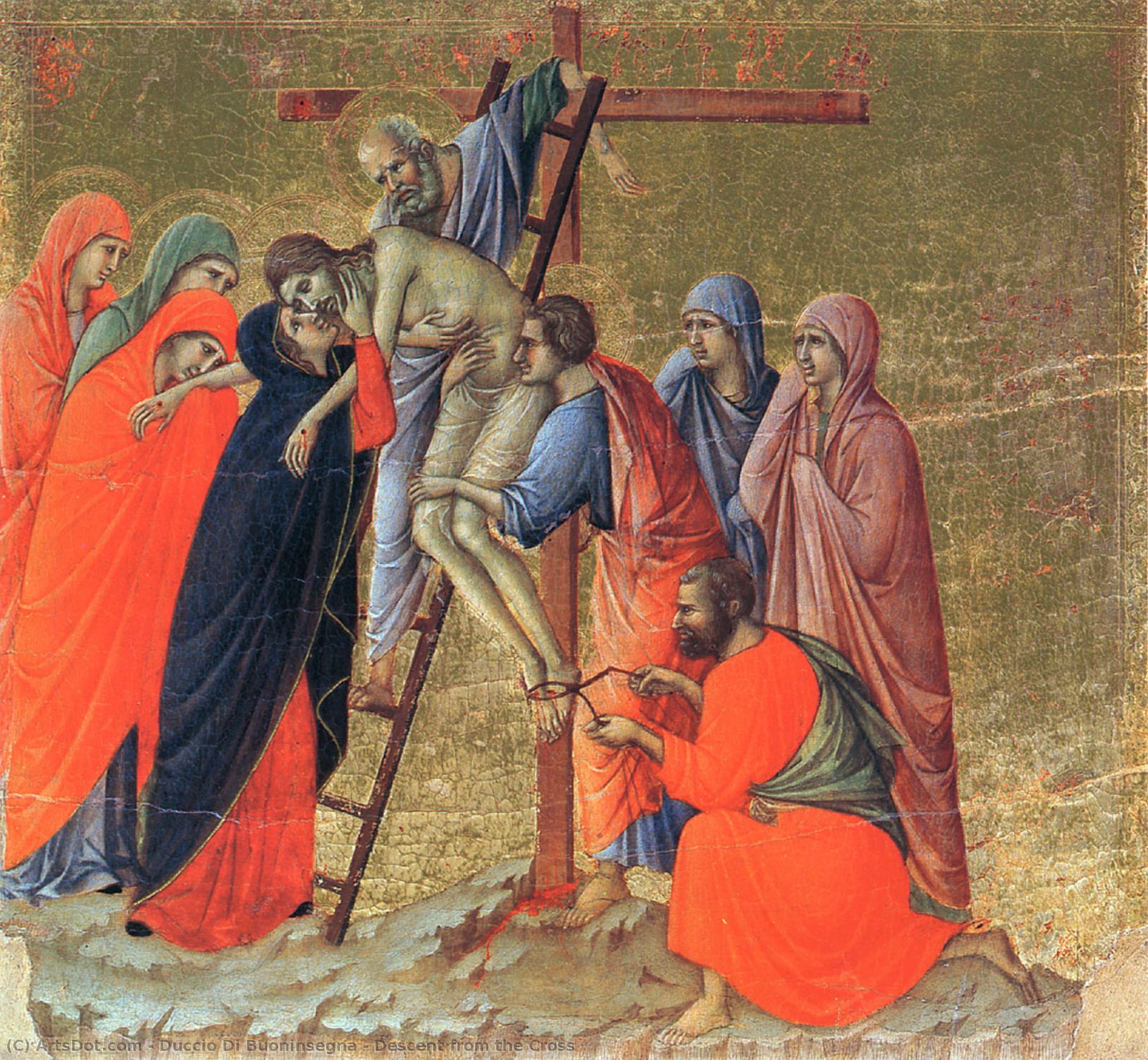 Descent From The Cross — Duccio Di Buoninsegna