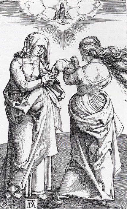 The Virgin With The Infant Christ And St. Anne — Albrecht Dürer