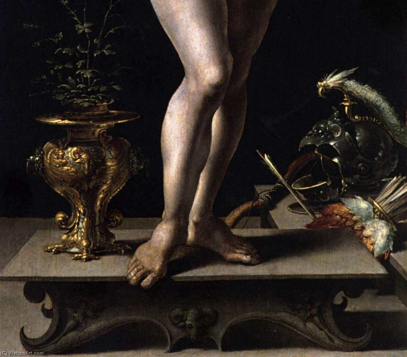 Venus (detal) — Jan Gossart