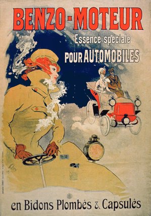 Poster Advertising 'benzo-moteur' — Jules Chéret