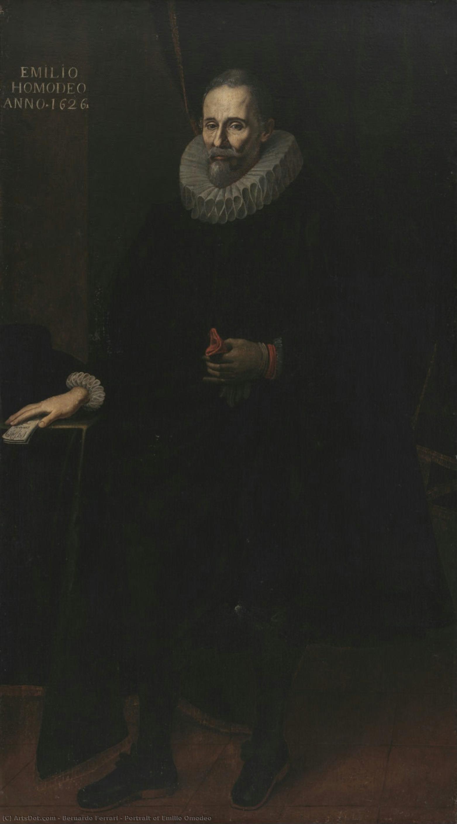 Portrait Of Emilio Omodeo — Bernardo Ferrari