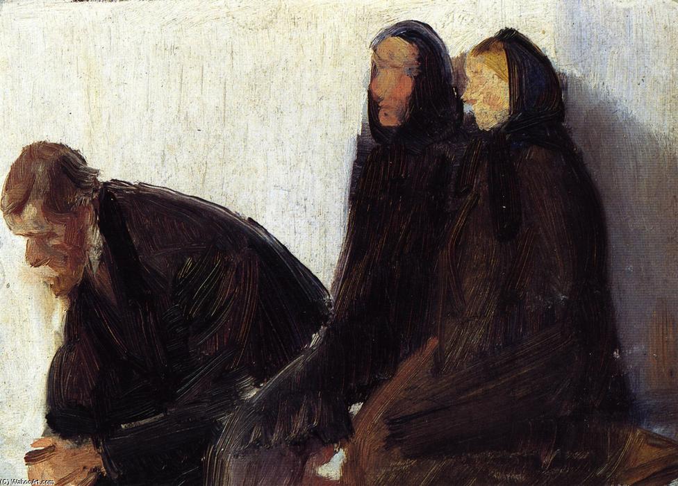 Seated Churchgoers — Anna Kirstine Ancher