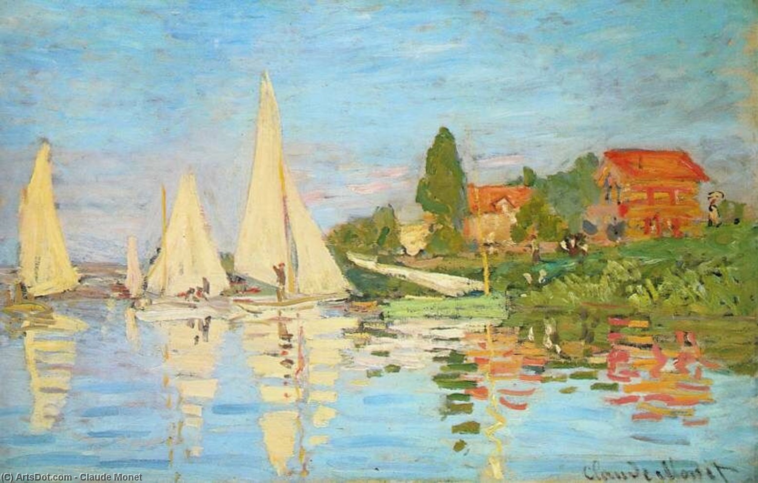 Regatta At Argenteuil — Claude Monet