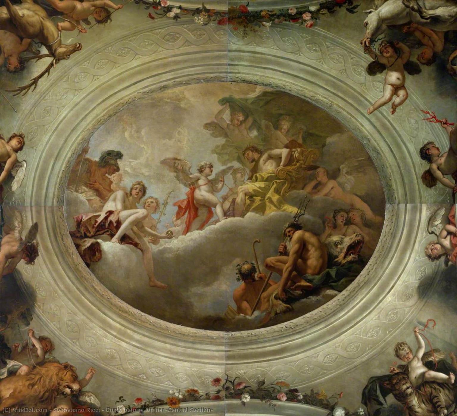 Cupid Before Jupiter (central Section) — Sebastiano Ricci