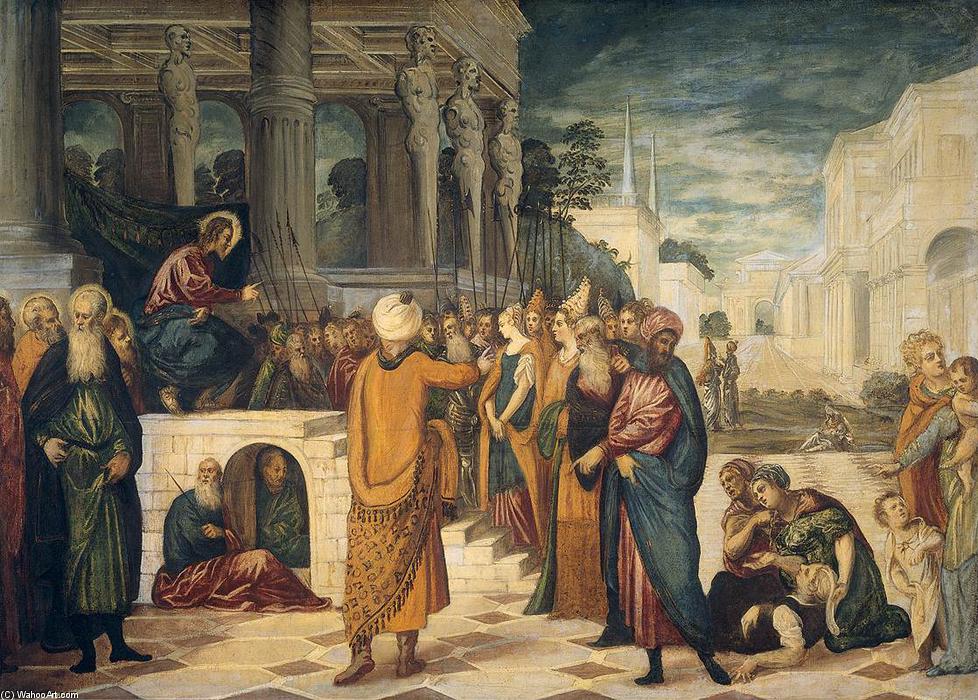 Christ And The Adulteress — Jacopo Tintoretto
