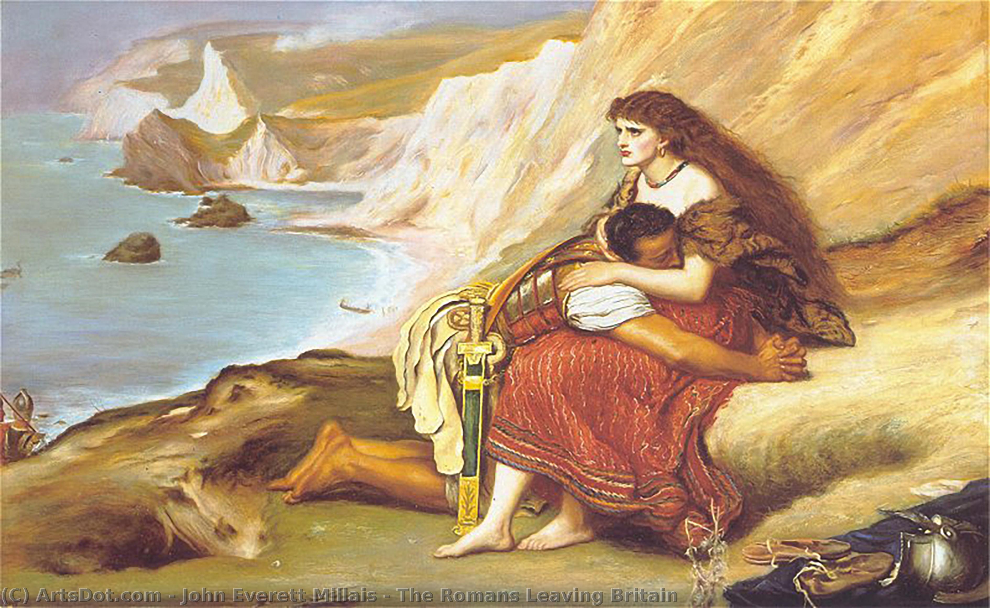 The Romans Leaving Britain — Sir John Everett Millais