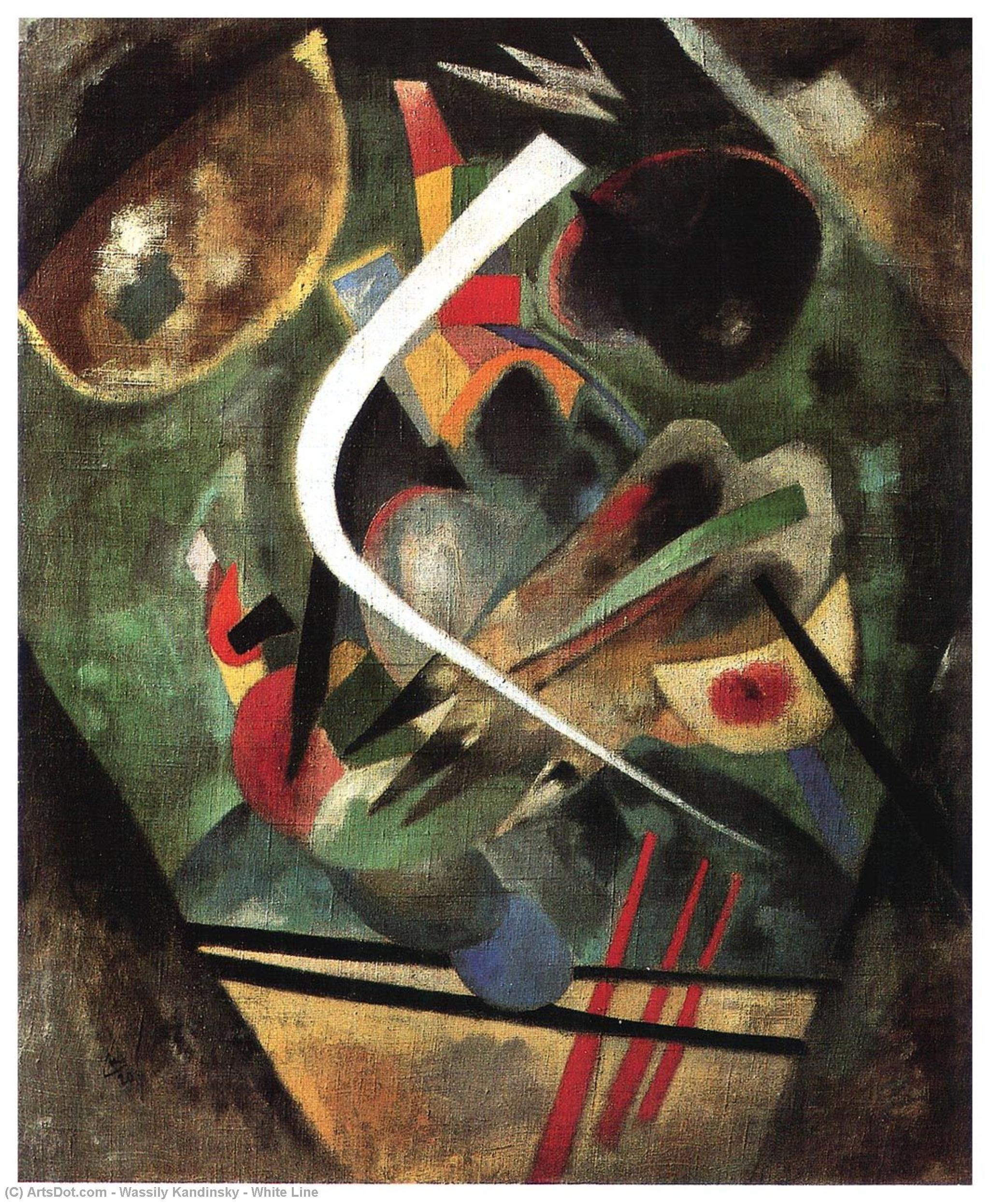 White Line — Wassily Wassilyevich Kandinsky