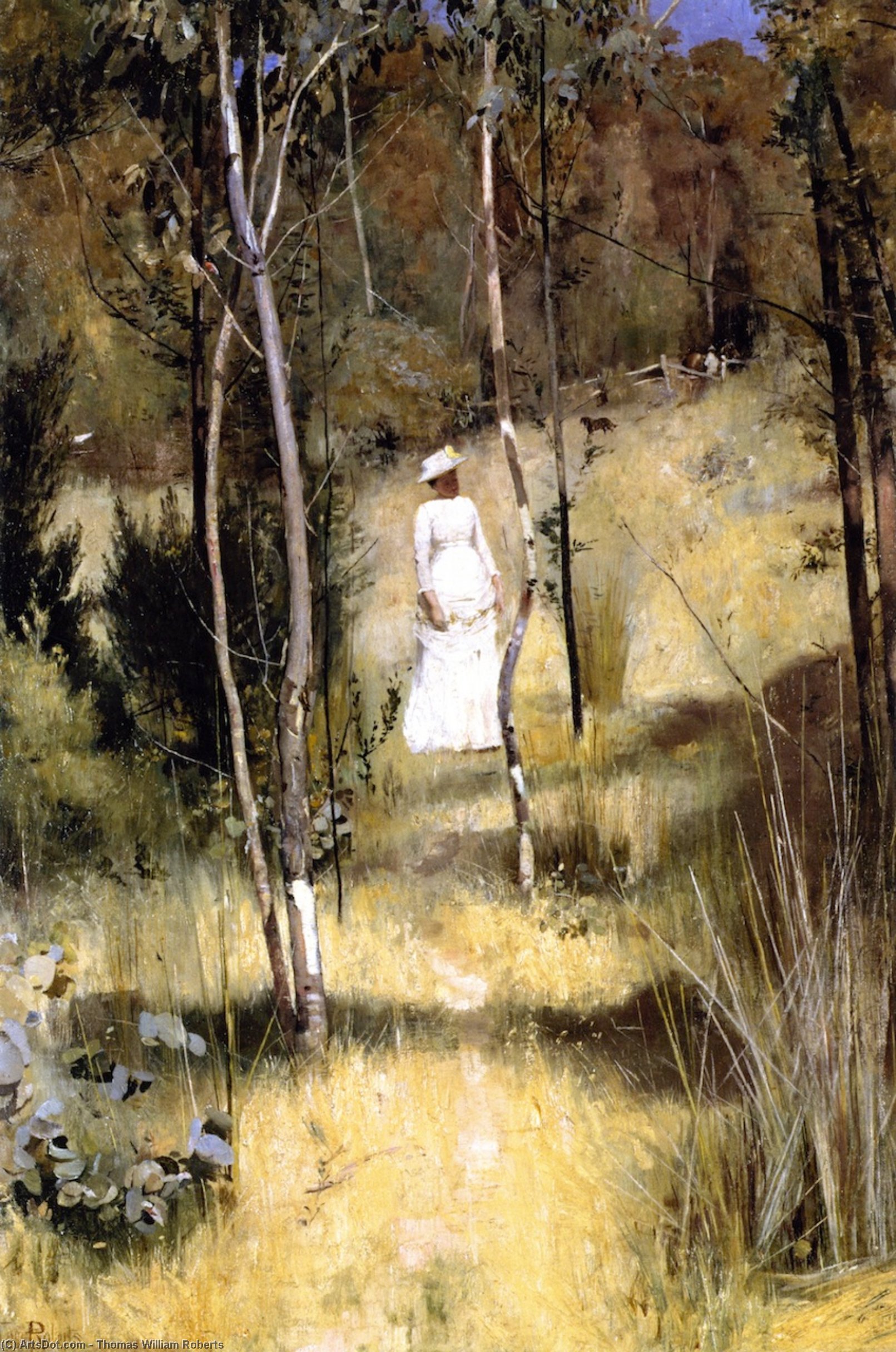 A Summer Morning Tiff — Thomas William Roberts