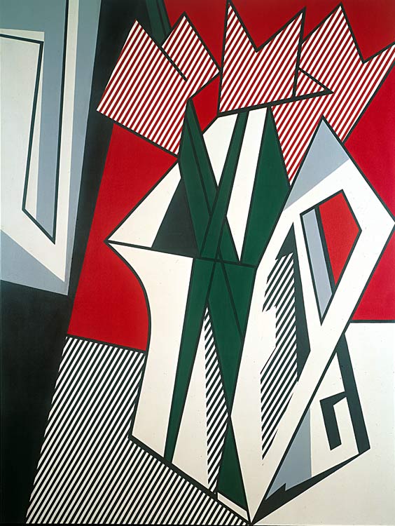 Pink Flowers — Roy Lichtenstein