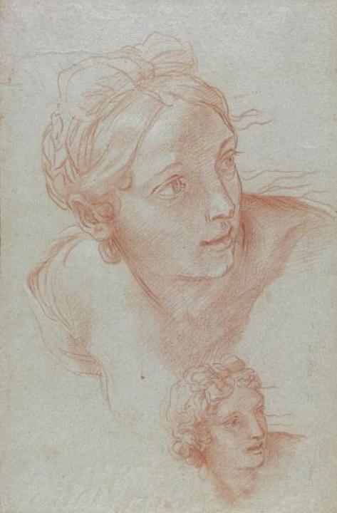 Studies For The Head Of Jael — Carlo Maratta
