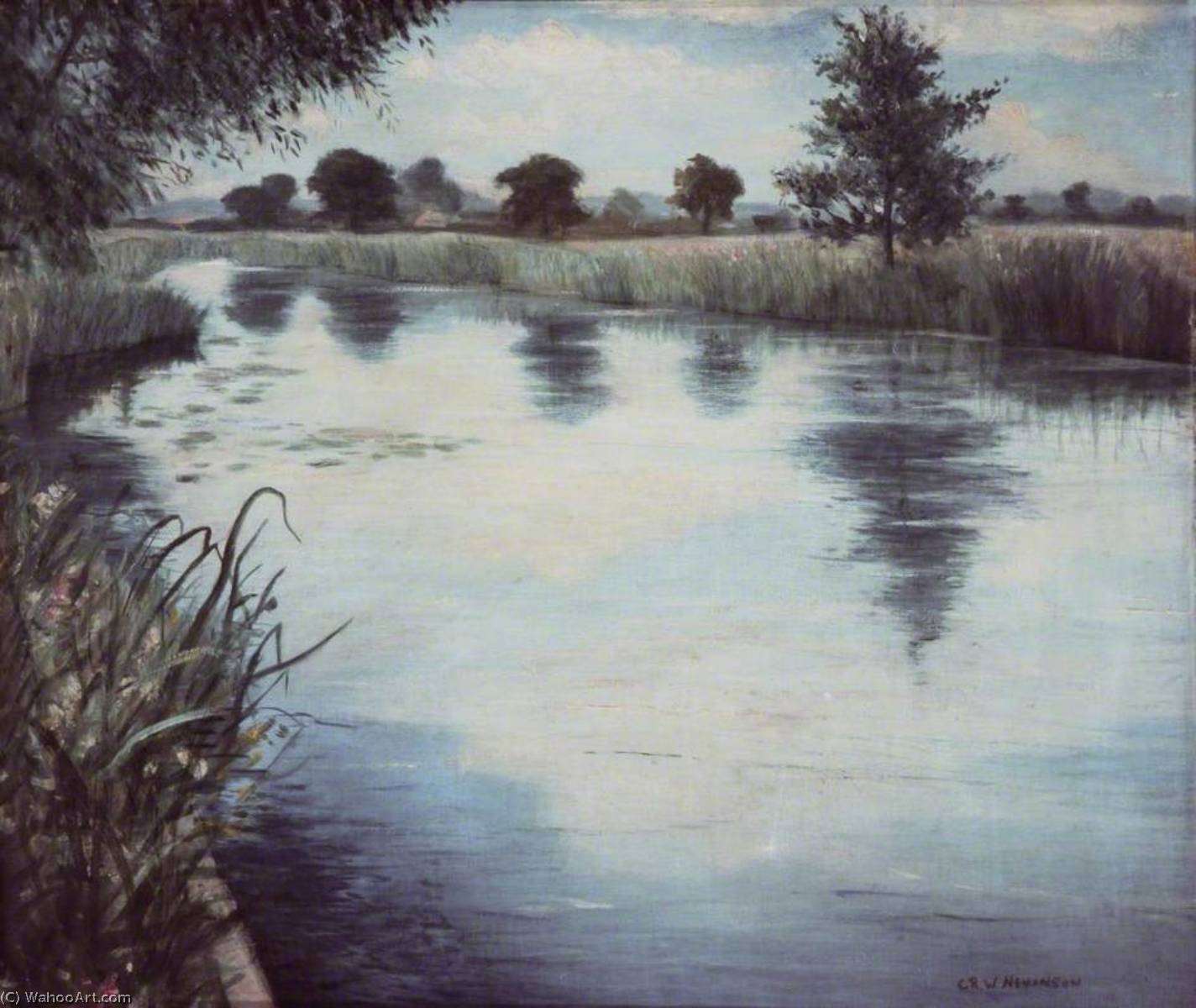 A River In England — Christopher Richard Wynne Nevinson