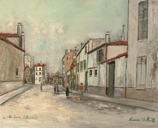 A Street In Nanterre — Maurice Utrillo