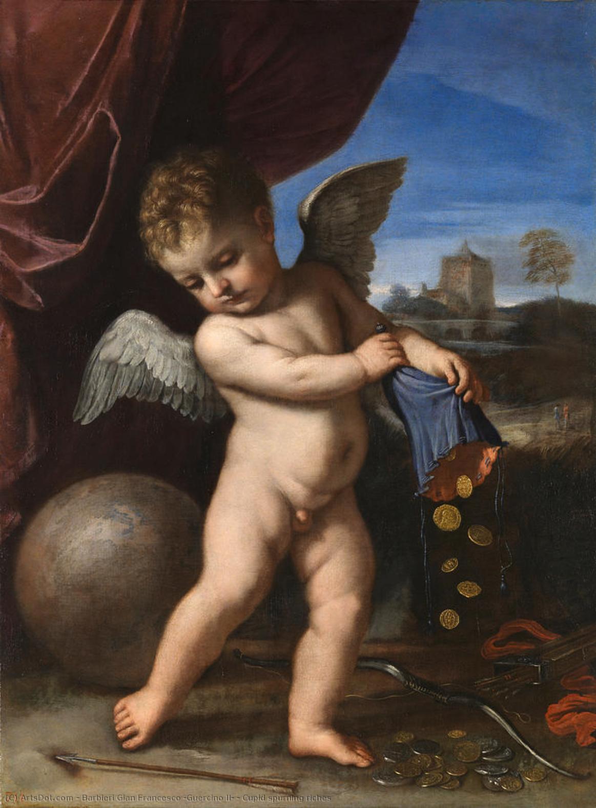 Cupid Spurning Riches — Barbieri Gian Francesco (guercino Il)