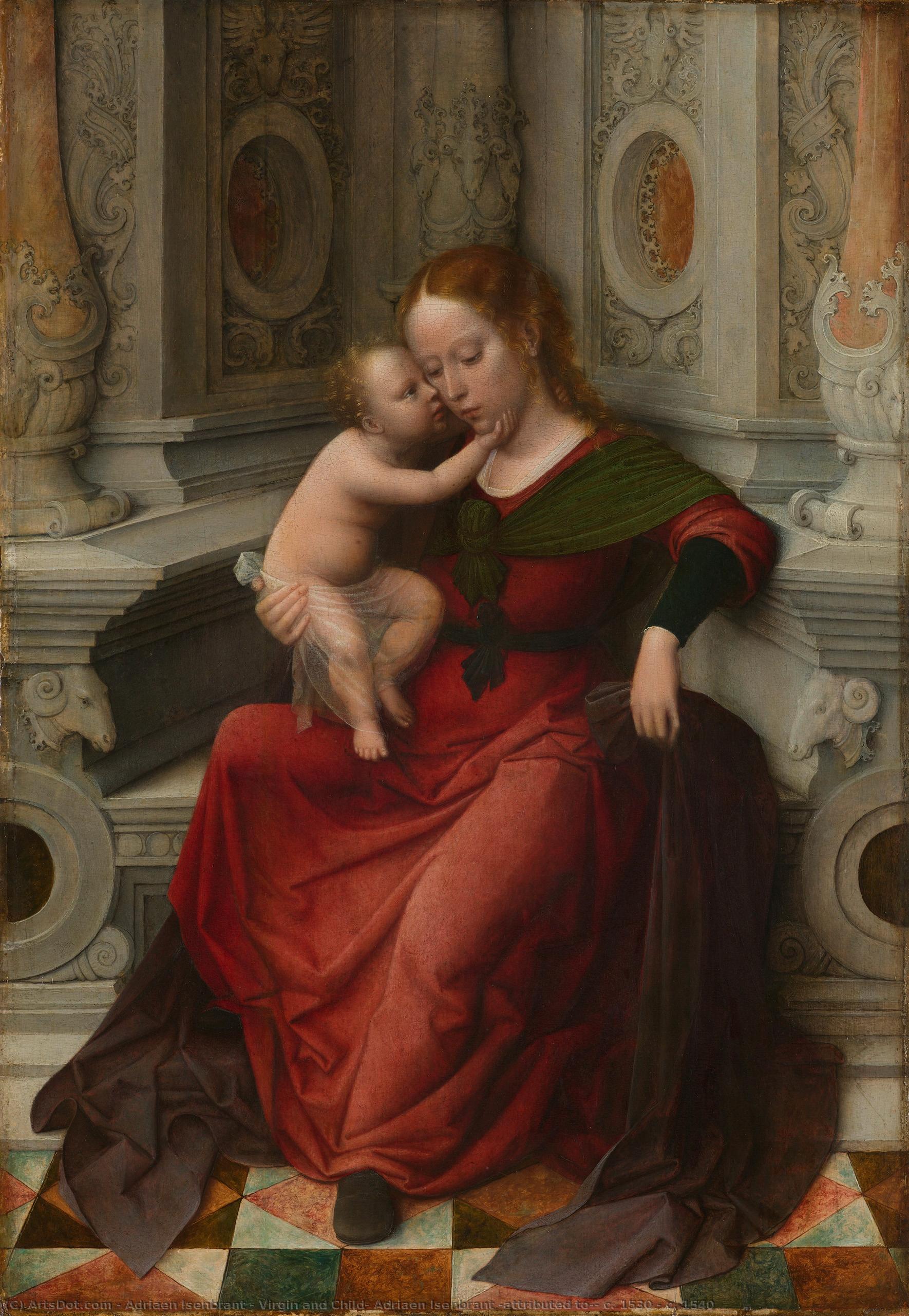 Virgin And Child, Adriaen Isenbrant (attributed To), C. 1530 - C. 1540 — Adriaen Isenbrant