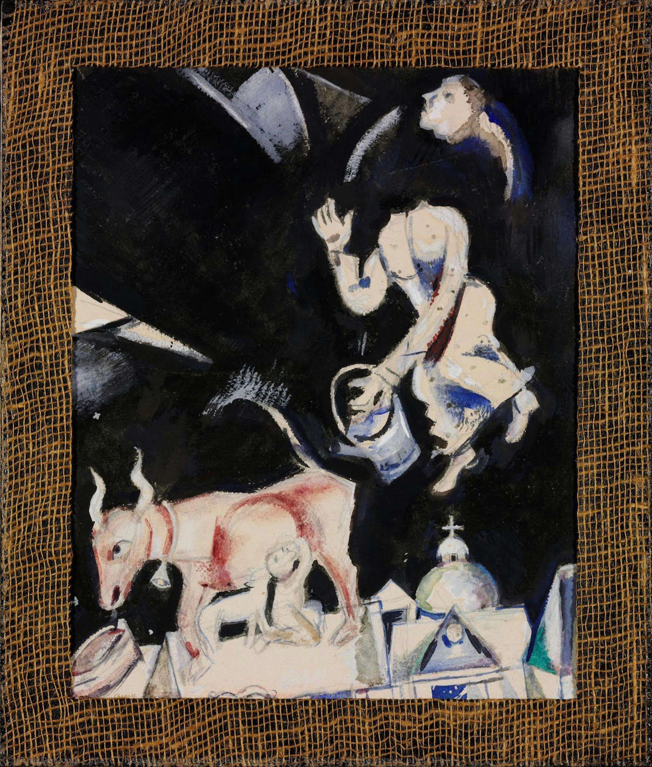 Compositional Study For ‘to Russia, To The Asses And Others’ — Marc Chagall