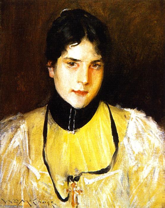 Mrs Chase (also Known As The Yellow Blouse) — William Merritt Chase