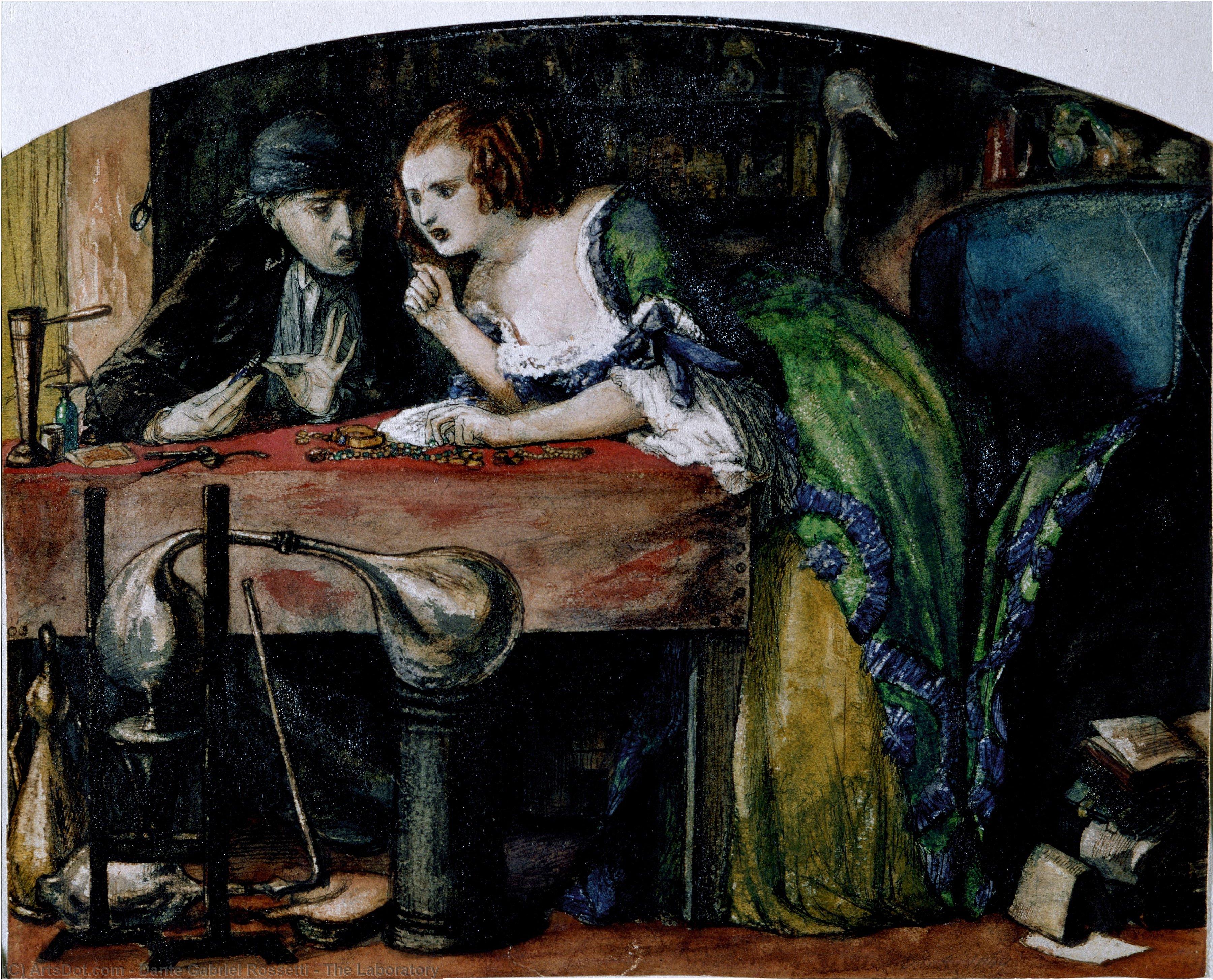 The Laboratory — Dante Gabriel Rossetti