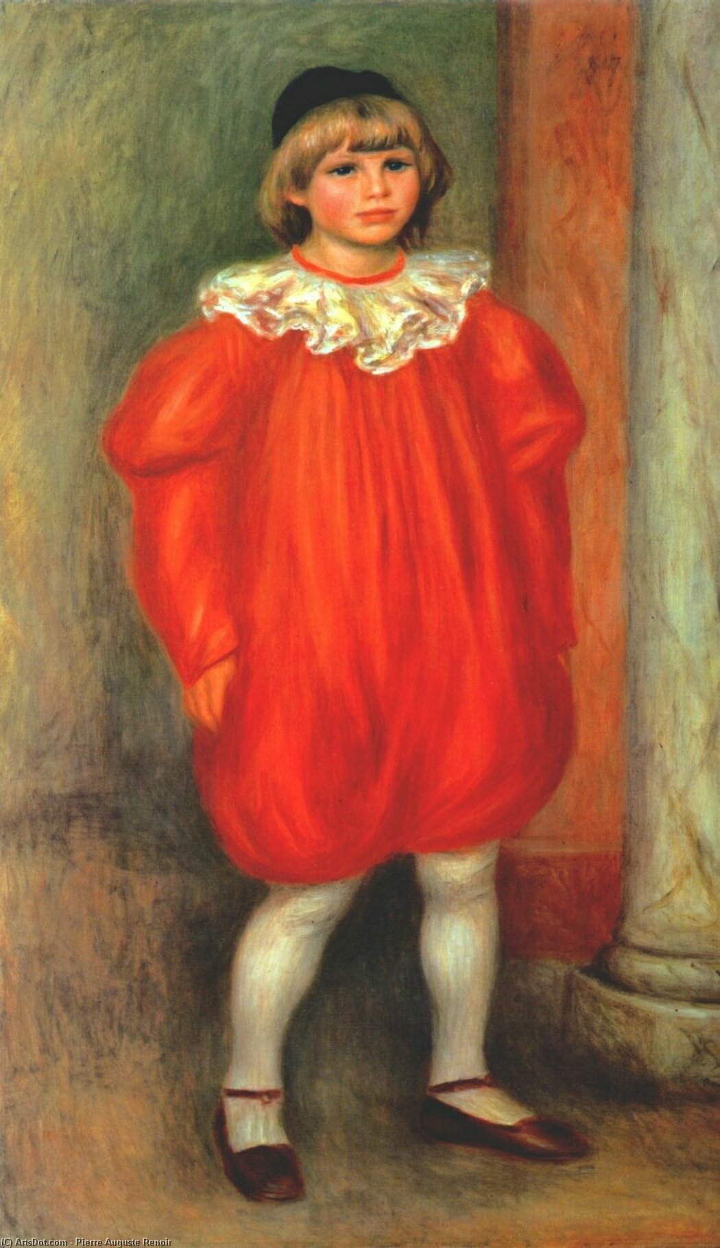 The Clown (claude Ranoir In Clown Costume) — Pierre-auguste Renoir