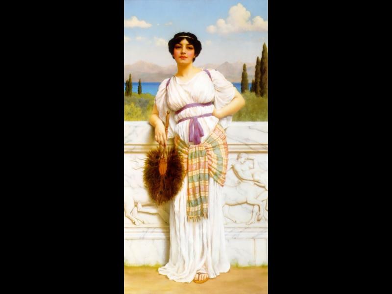A Greek Beauty — R.b.a John William Godward