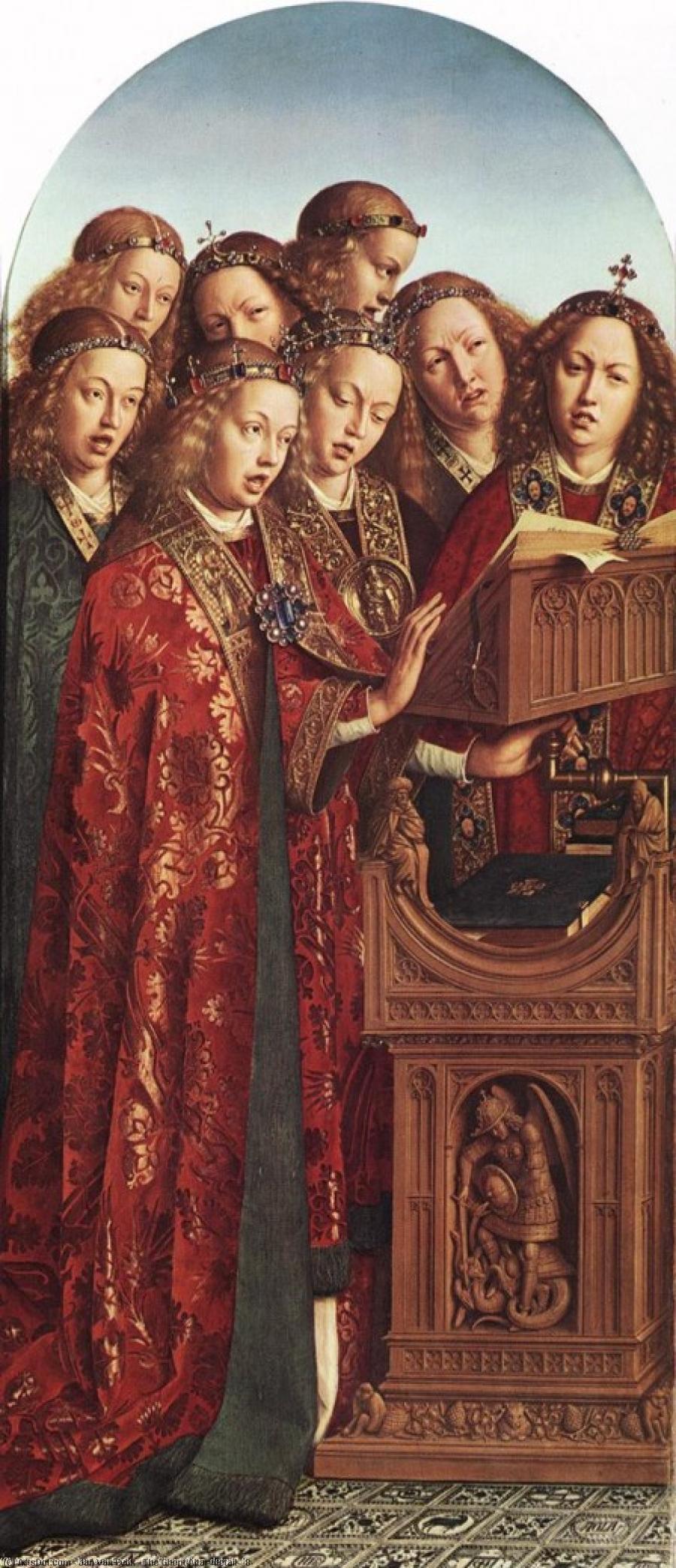 Детаљ Гентског Алтара — Jan Van Ejck