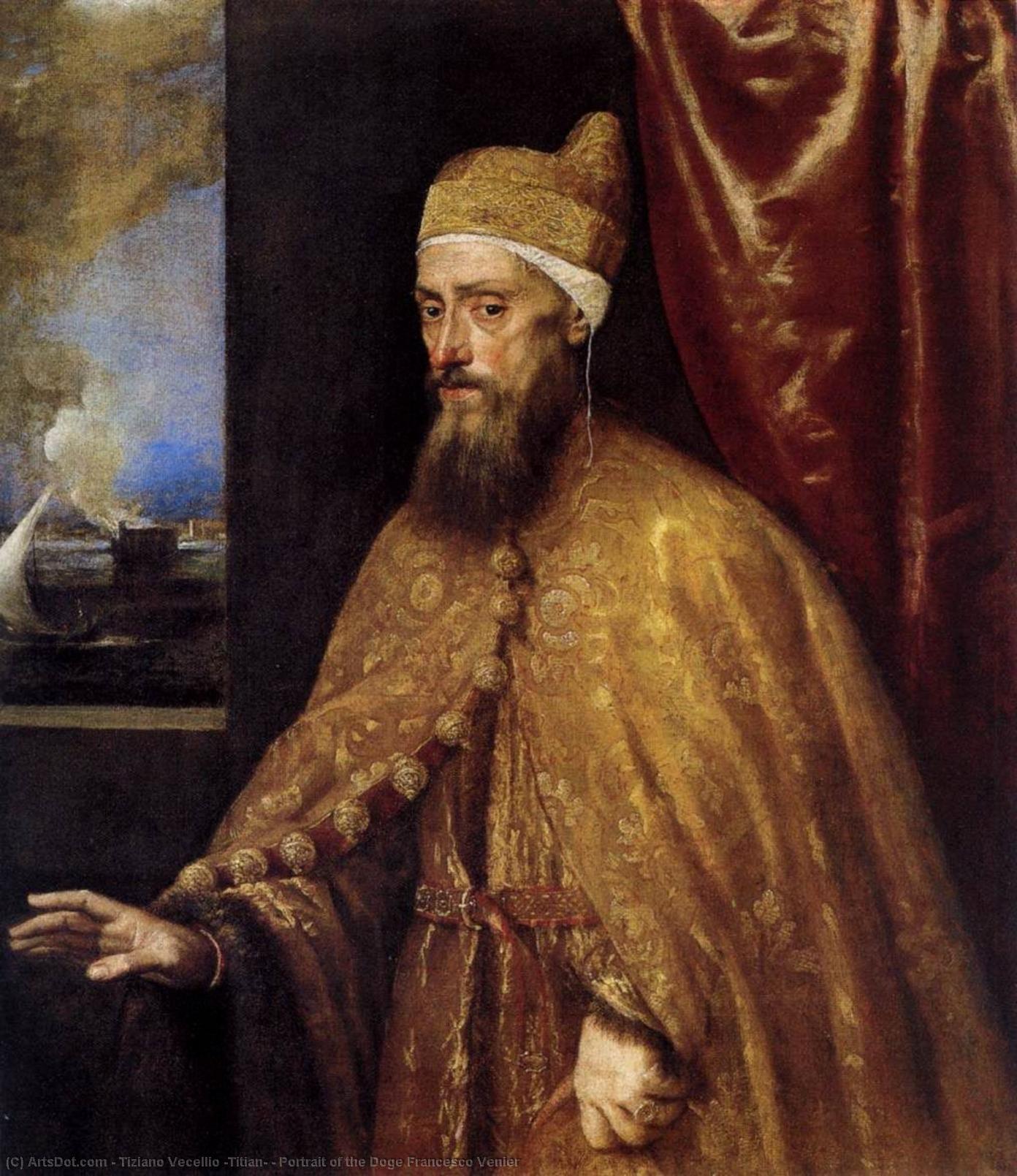 Portrait Of The Doge Francesco Venier — Titian