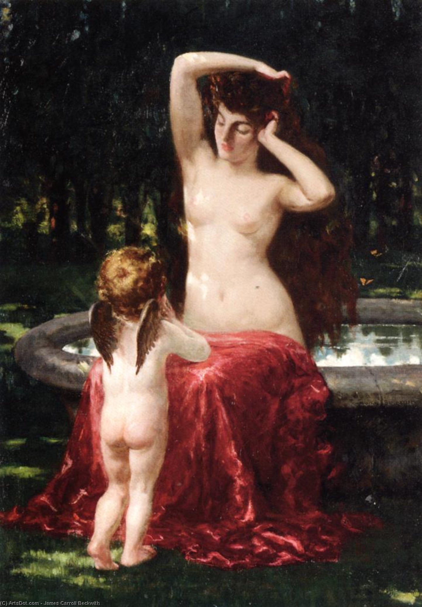 Sylvan Toilette — James Carroll Beckwith