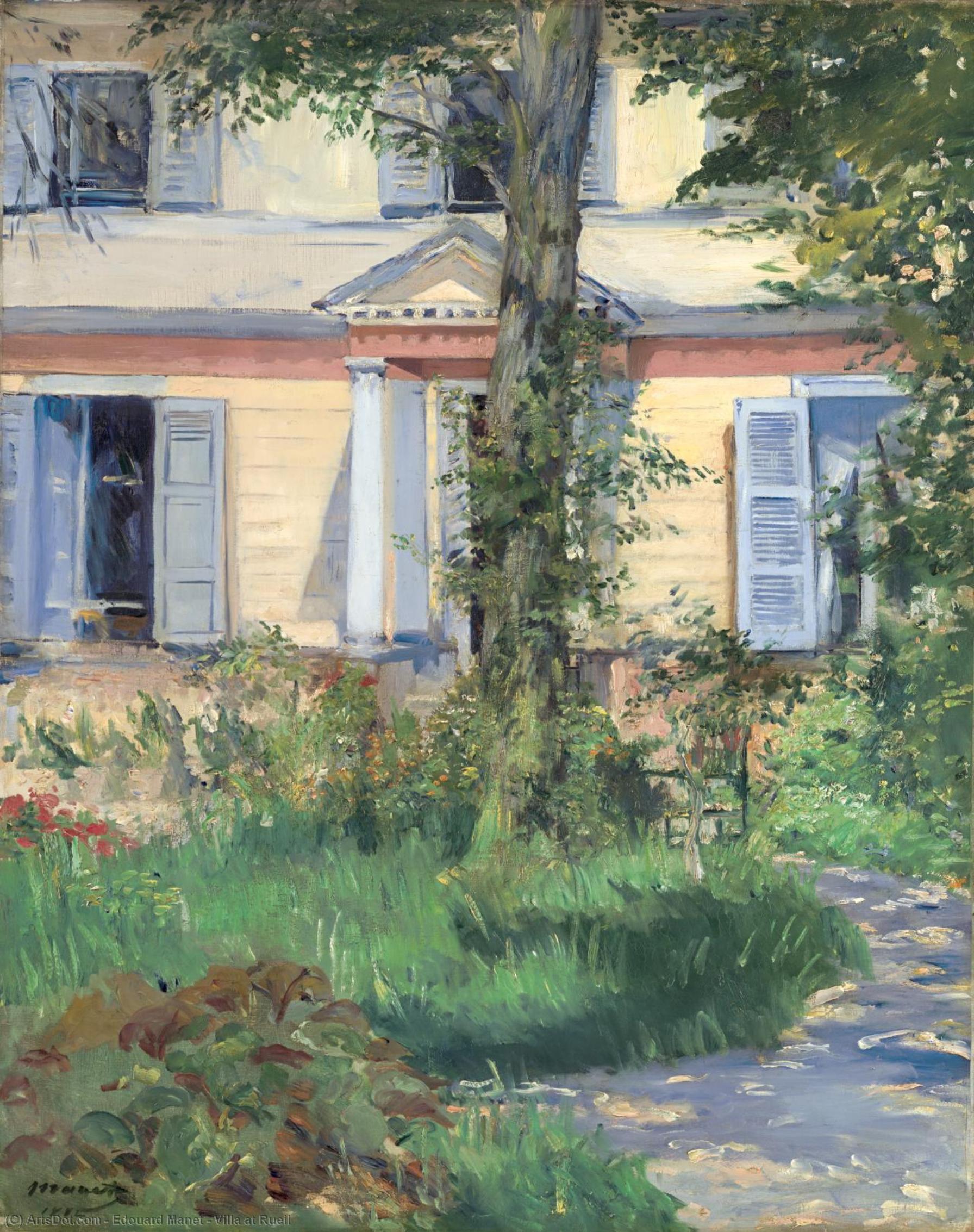 Villa At Rueil — Édouard Manet
