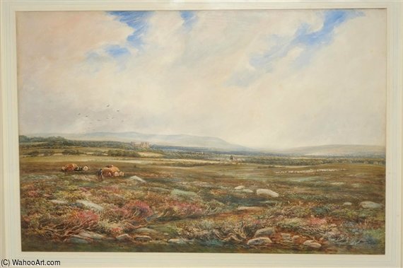 Castle Bolton With Wensleydale Beyond — Thomas Collier