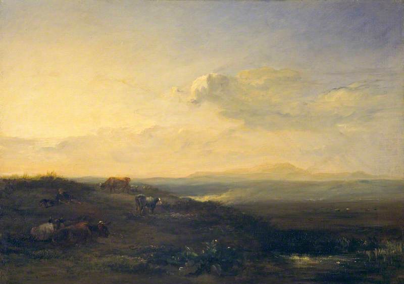 Solway Moss Evening — William Simson