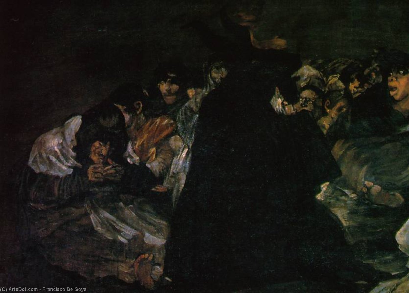 The Great He Goat Or Witches Sabbath — Francisco José De Goya Y Lucientes