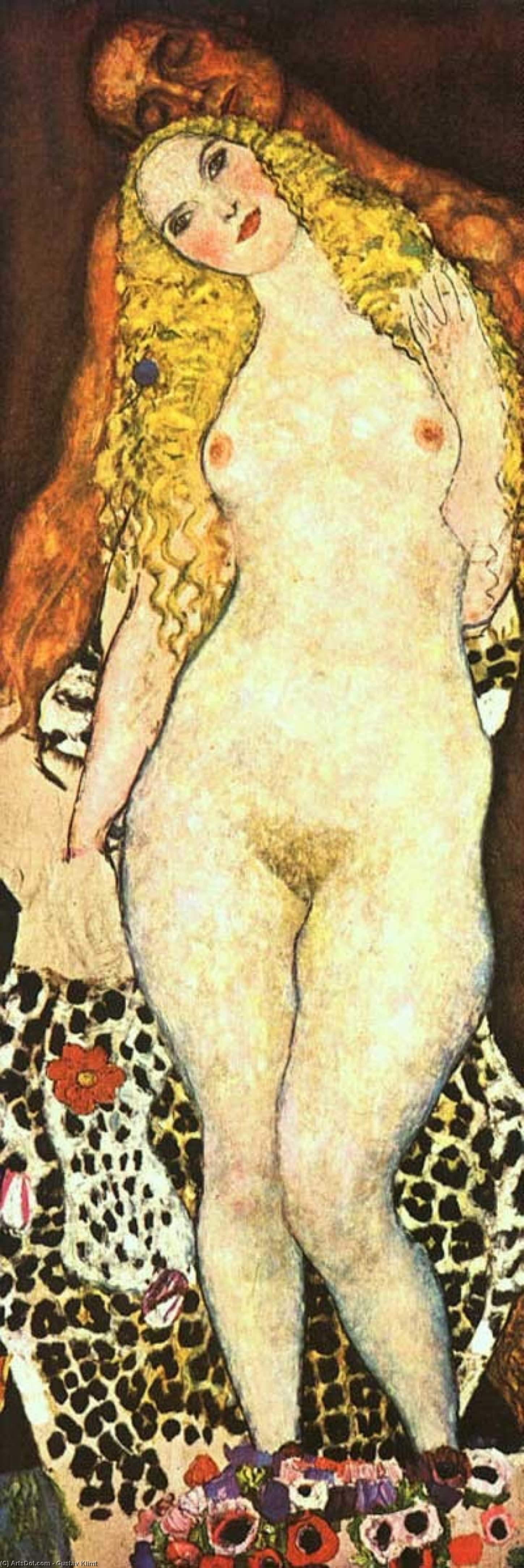 Adam And Eve — Gustav Klimt