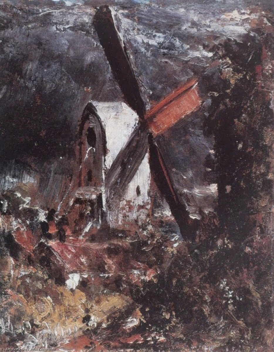 A Windmill Near Brighton — John Constable