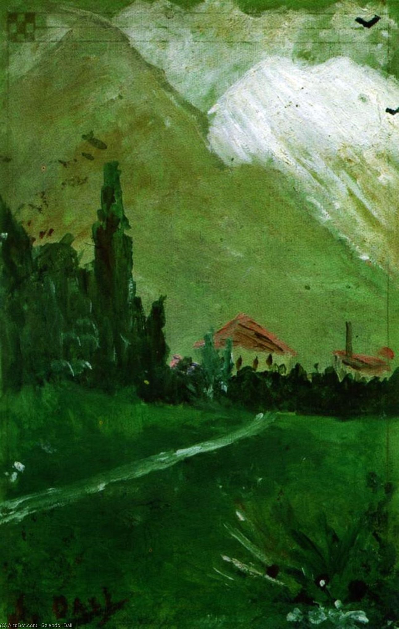 Landscape Near Figueras — Salvador Dalí