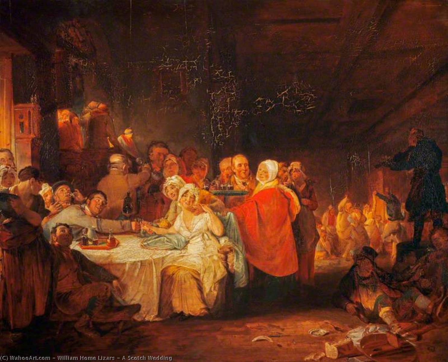 A Scotch Wedding — William Home Lizars