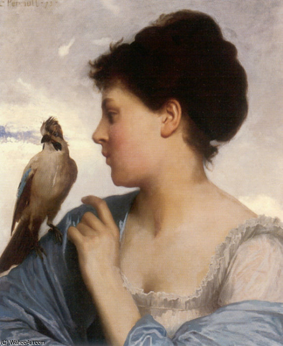 The Bird Charmer — Léon Jean Bazille Perrault