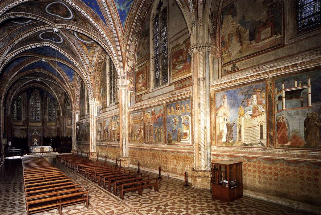 View Of The Interior Towards The Altar — Giotto Di Bondone