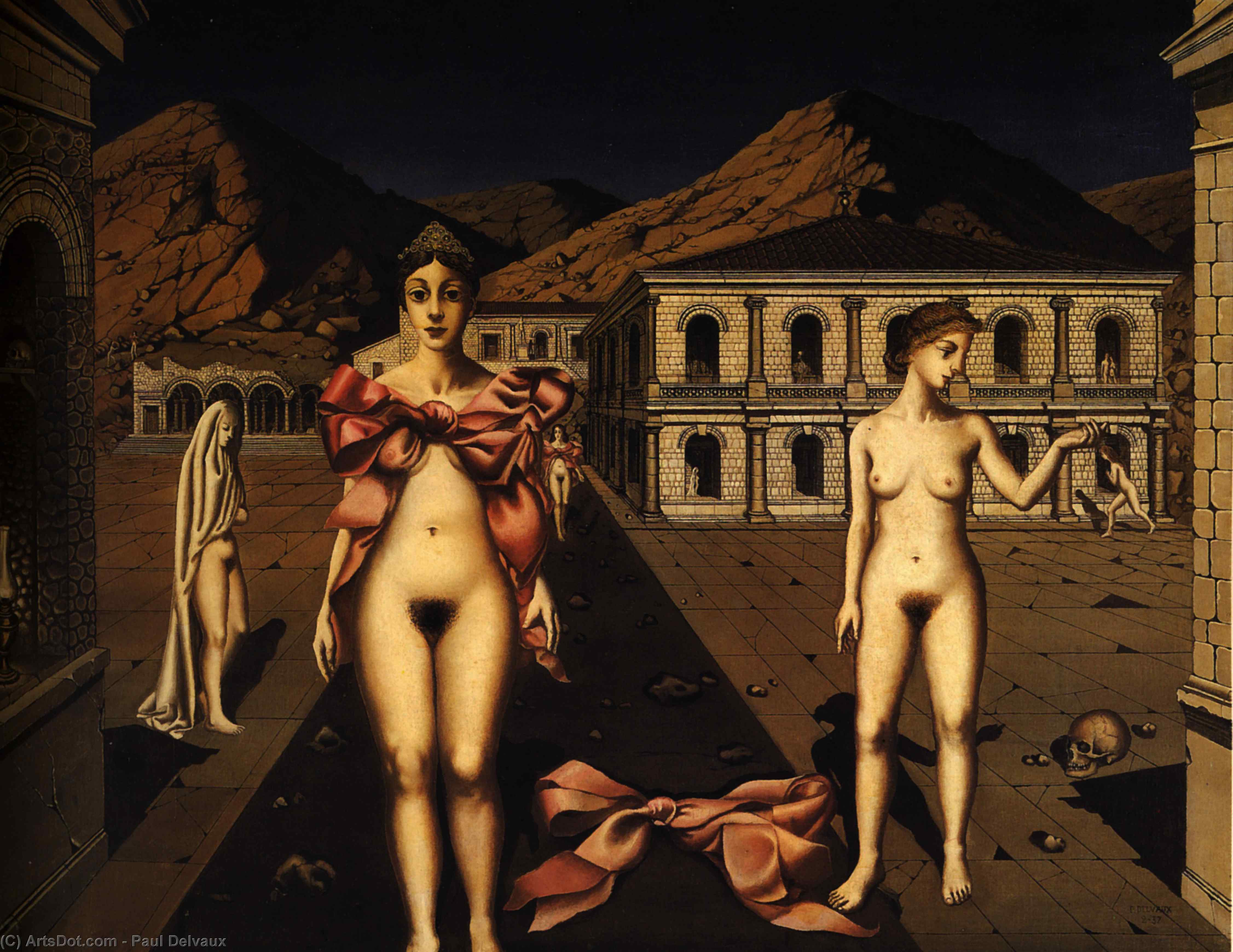 Nodes Rose — Paul Delvaux