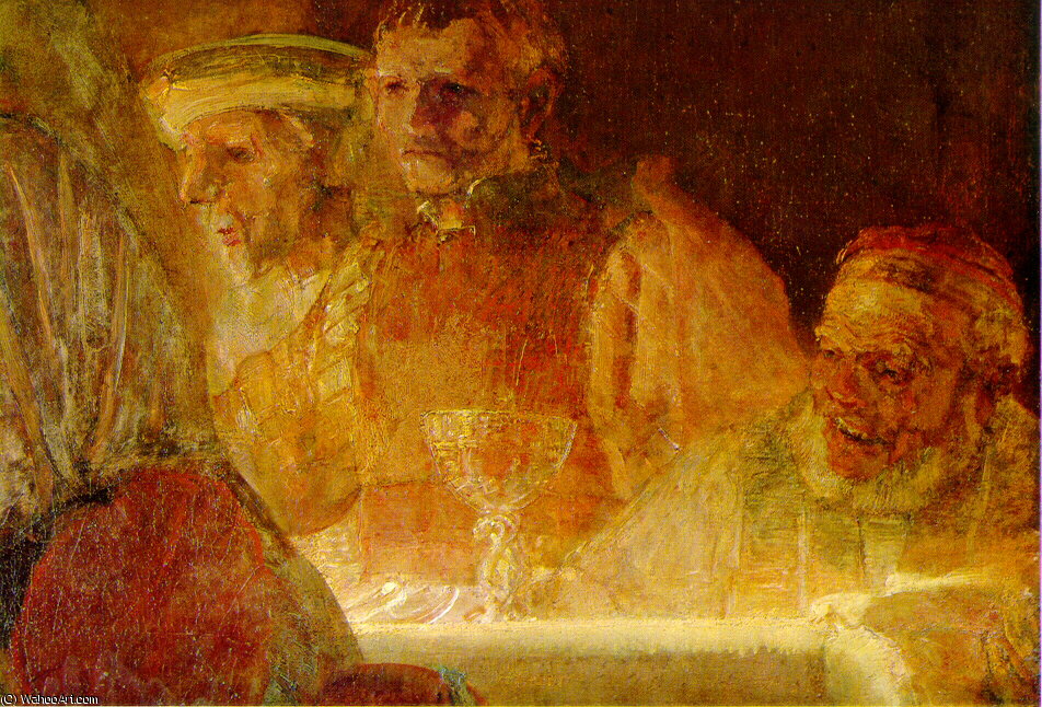 Batavernas Trohetsed Detalj, — Rembrandt Van Rijn
