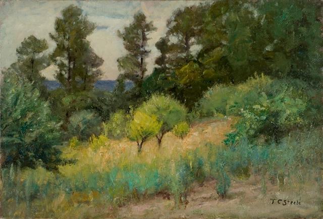 Springtime In The Forest-the Orchard — Theodore Clement Steele