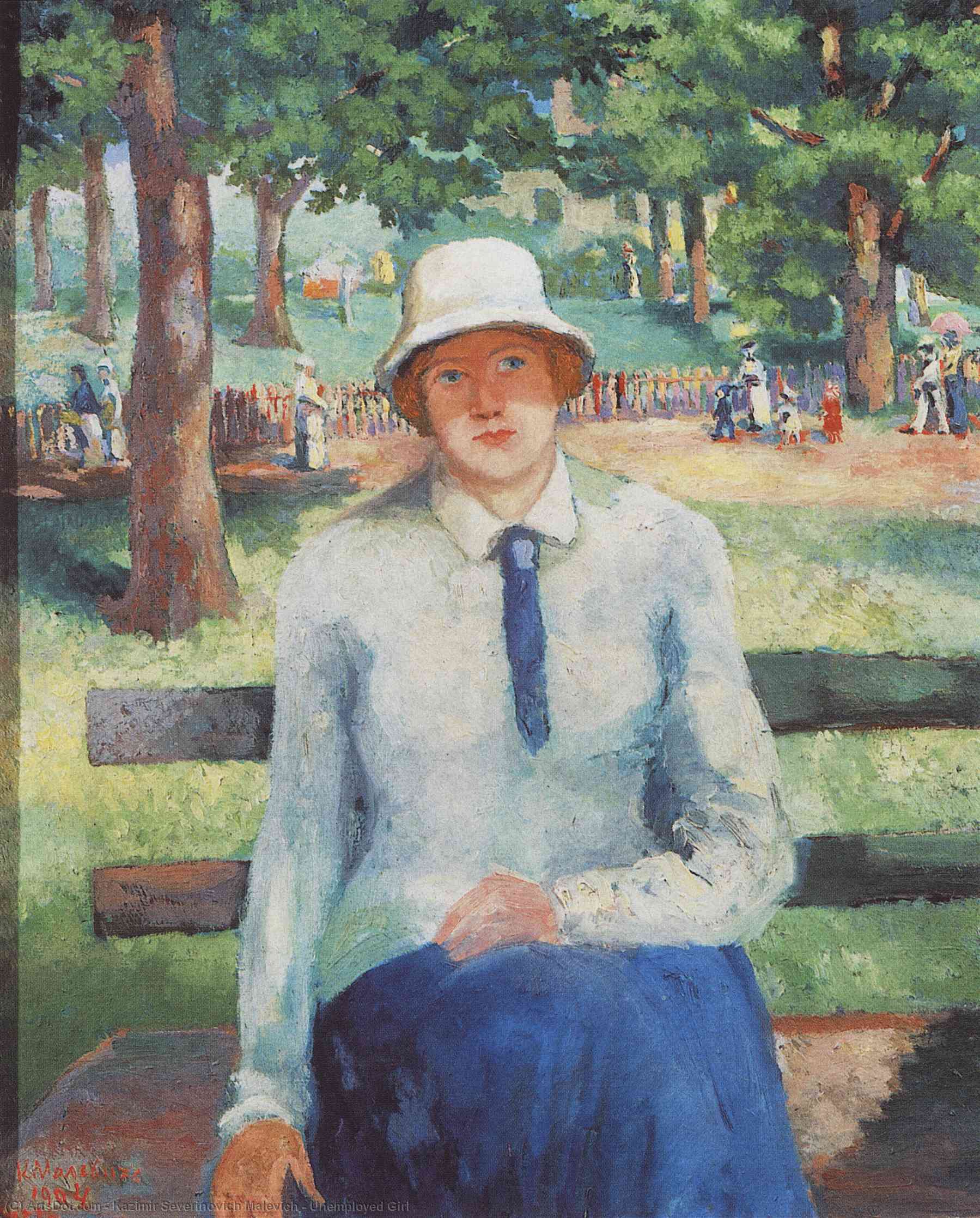Unemployed Girl — Kazimir Malevich