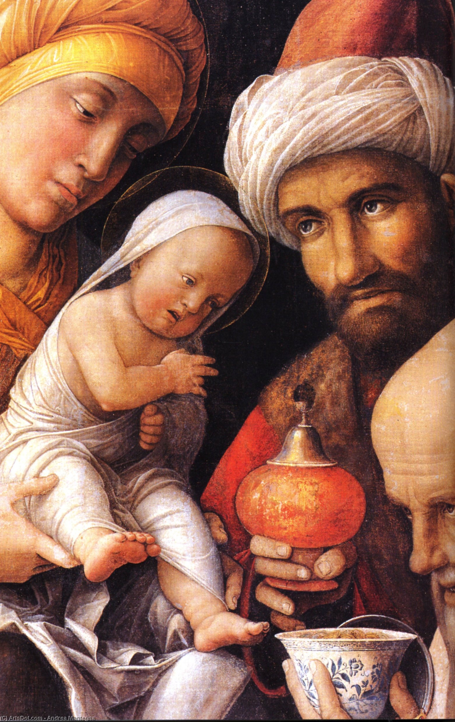 The Adoration Of The Magi — Andrea Mantegna