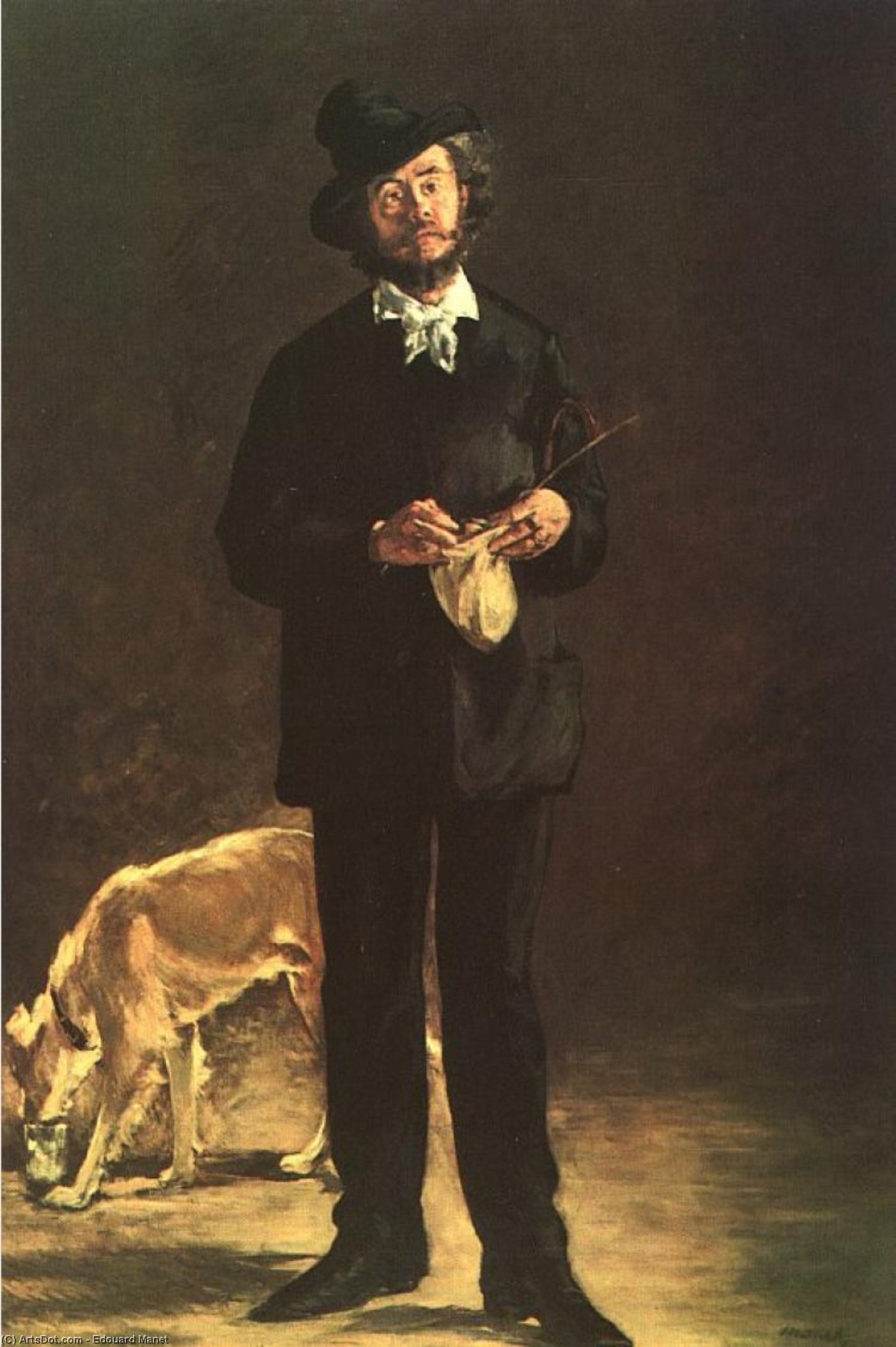 The Artist (portrait Of Gilbert Marcellin Desboutin) — Édouard Manet