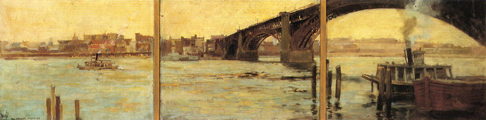 A View Of St. Louis: A Triptych — Paul Cornoyer